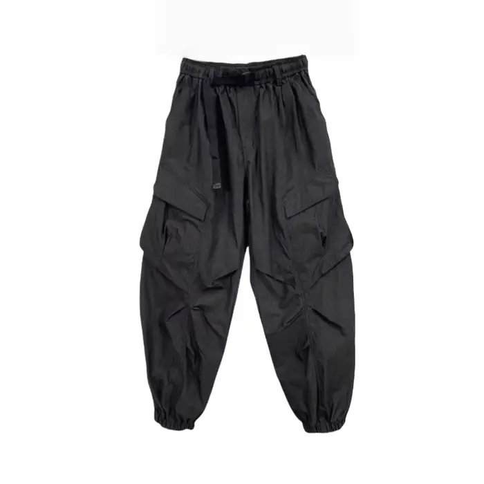 Techwear coréen Cargo pantalon hommes printemps été séchage rapide léger Streetwear décontracté coupe ample conique Jogg