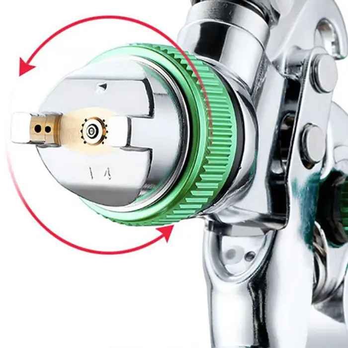 HVLP-Pistolet de Pulvérisation Professionnel, avec Buse en Acier, par Gravité, Portable, pour Peintu