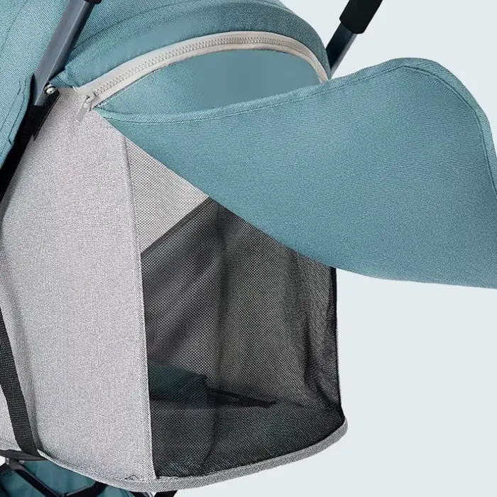 2025 nouvelle poussette bébé haute vue peut s'asseoir ou s'allonger, poussette bébé légère et pliabl