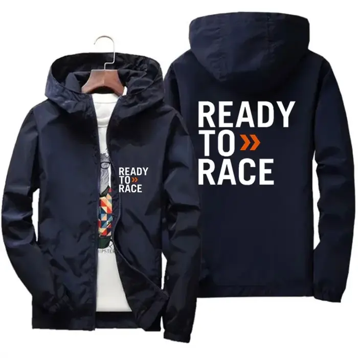 Veste Coupe-Vent à Capuche pour Homme, Manteau Fin, Vêtements de Pilote, 7XL, Prêt à Courir
