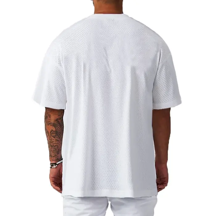 T-Shirt de Sport décontracté pour hommes, surdimensionné, ample, pour gymnastique, musculation, Fitn