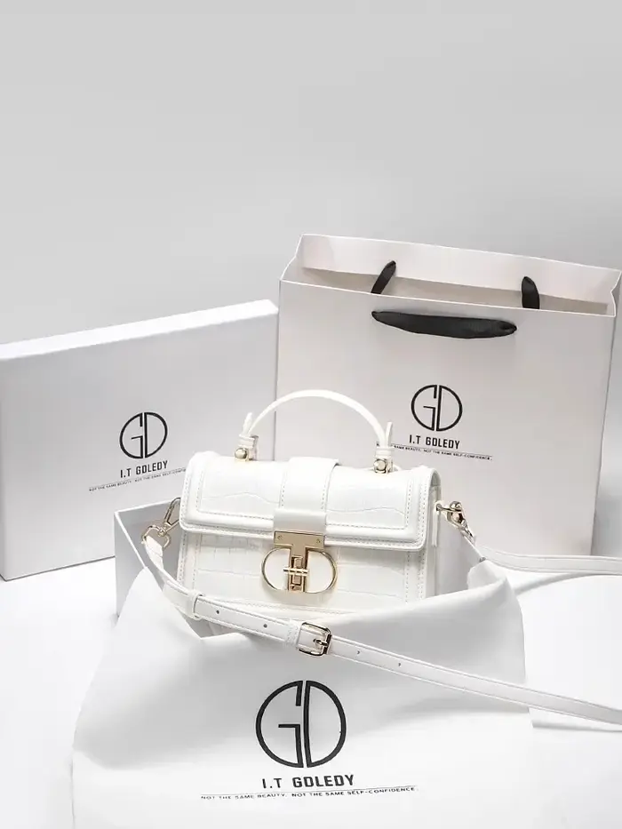 Sacs de créateurs de luxe avec cuir imprimé Alligator de haute qualité et sac à bandoulière Portable