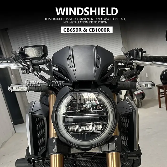 Pare-brise de moto pour HONDA CB650R CB1000R CB 650 1000 R, accessoires carénage de pare-brise ABS, 
