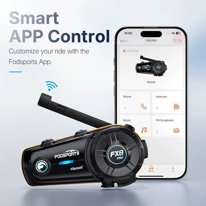 Intercom moto Fodsports FX8 Pro