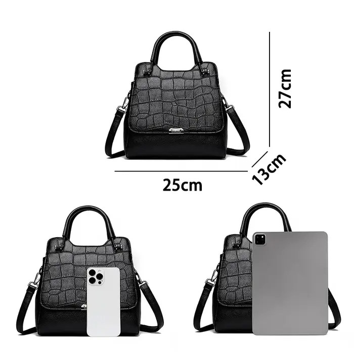Femmes Vintage seau sac à bandoulière en cuir PU grande capacité sac à main sac à main dames mode sa