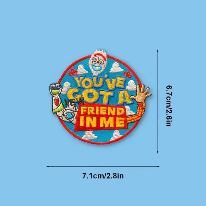 Patch brodé You're Got A New Friend In Me, Badge moral, bricolage, cadeau, fer sur patchs pour vêtem