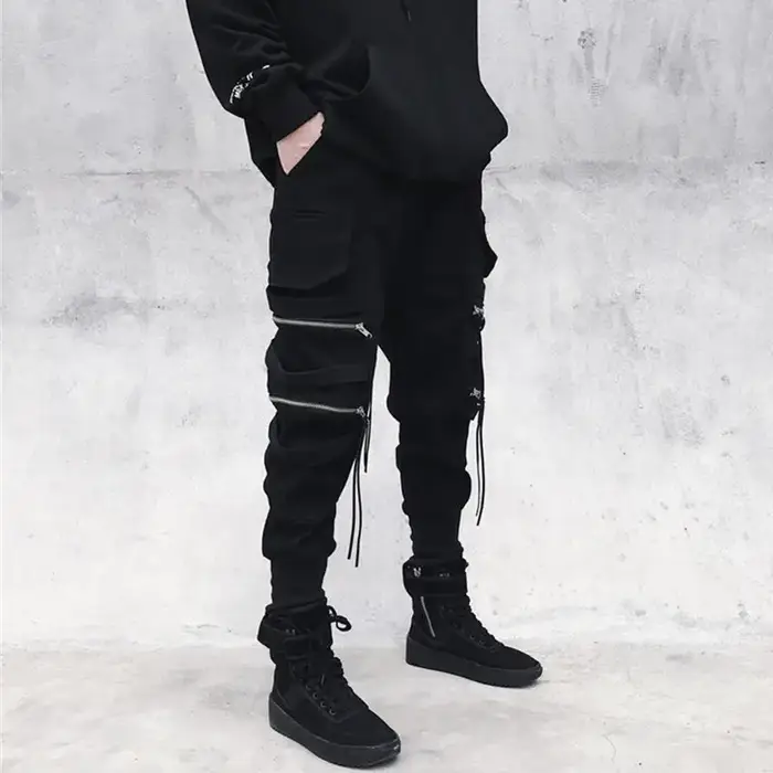 2025 nouveaux pantalons de travail pour hommes, pantalons décontractés droits amples pour hommes eur