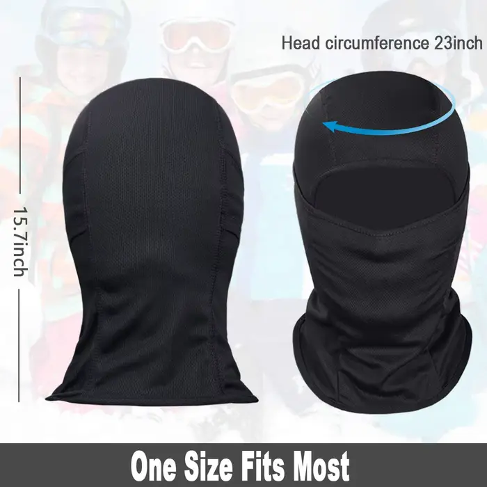 Cagoule masque de Ski couverture complète pour hommes et femmes masque complet respirant pour le Ski