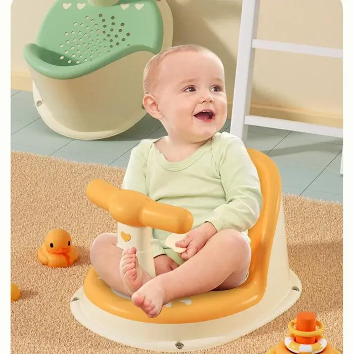 Siège de douche pour enfants support de bain portable sécurité tout-petit jeune enfant croissance développement autonomie entretien facile occasions spéciales