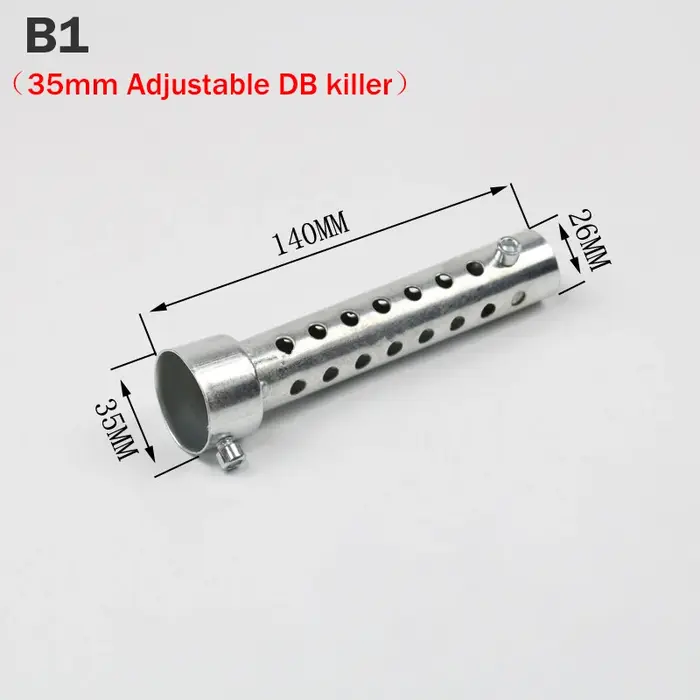 Silencieux d'échappement réglable DB Killer, 35mm 42mm 45mm 48mm 60mm, réduit le bruit, éliminateur 
