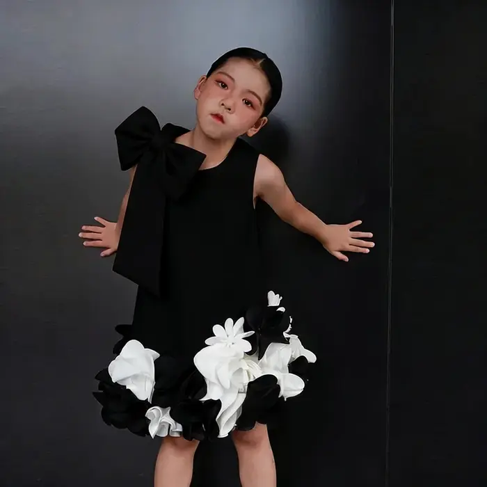 Robe de soirée pour bébé fille, tenue de cérémonie pour enfants, costume de princesse pour le premie