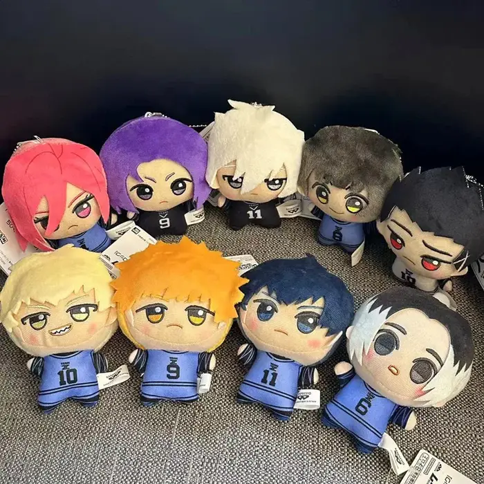 Mini poupée en peluche à serrure bleue de 10cm, Seishiro Nagi Isagi Yoichi Chigiri Bachira Meguru, p
