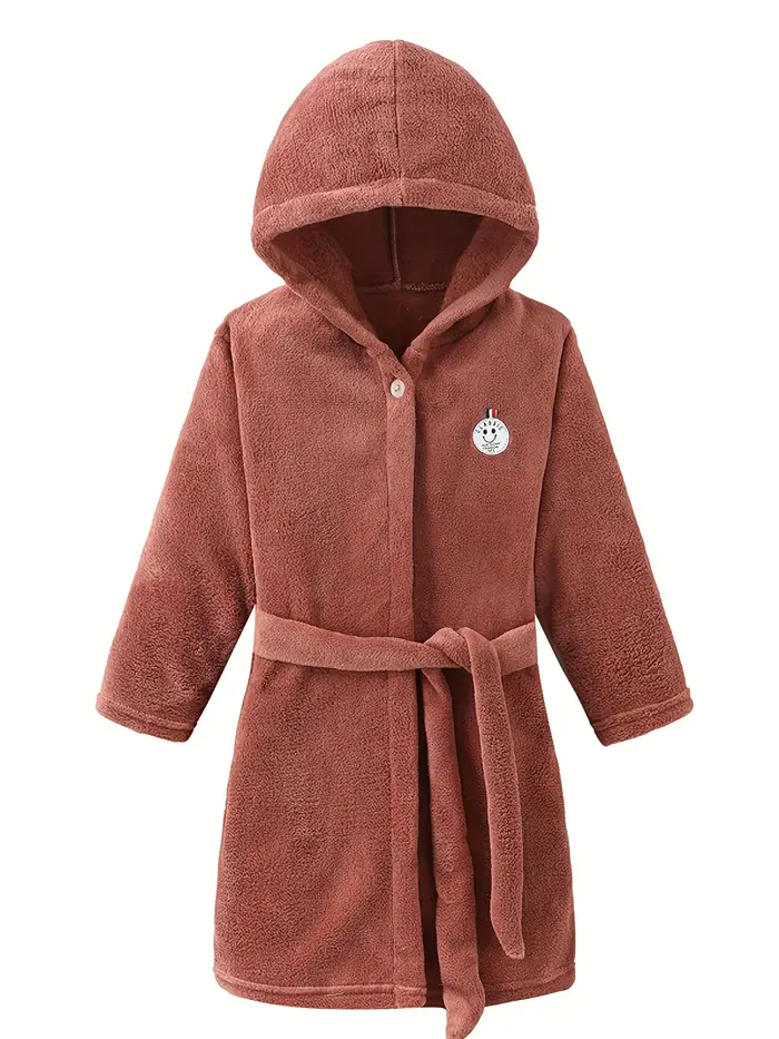 Cape pyjama velours corail bébé fille automne hiver - Chemise nuit garçon flanelle douce chaleur