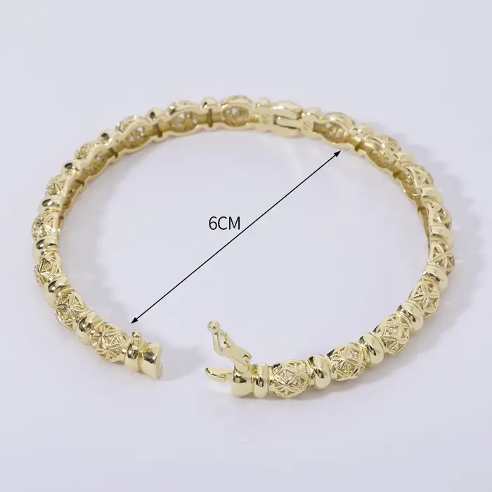 LUIZADA nouveau Vintage indien femmes Bracelet mariage africain luxe plaqué or mariée exquis chanceu