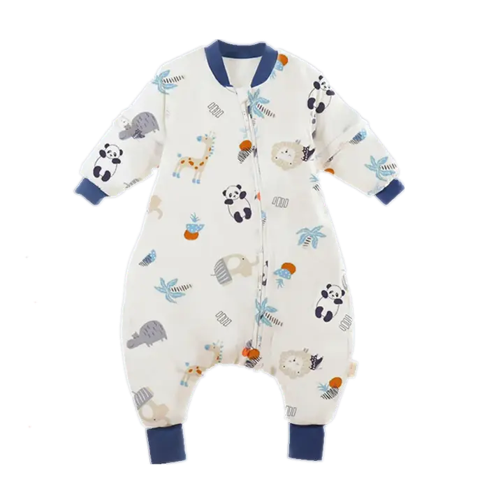 Sac de couchage bébé dessin animé - Pyjama quatre saisons en coton pour enfant en bas âge