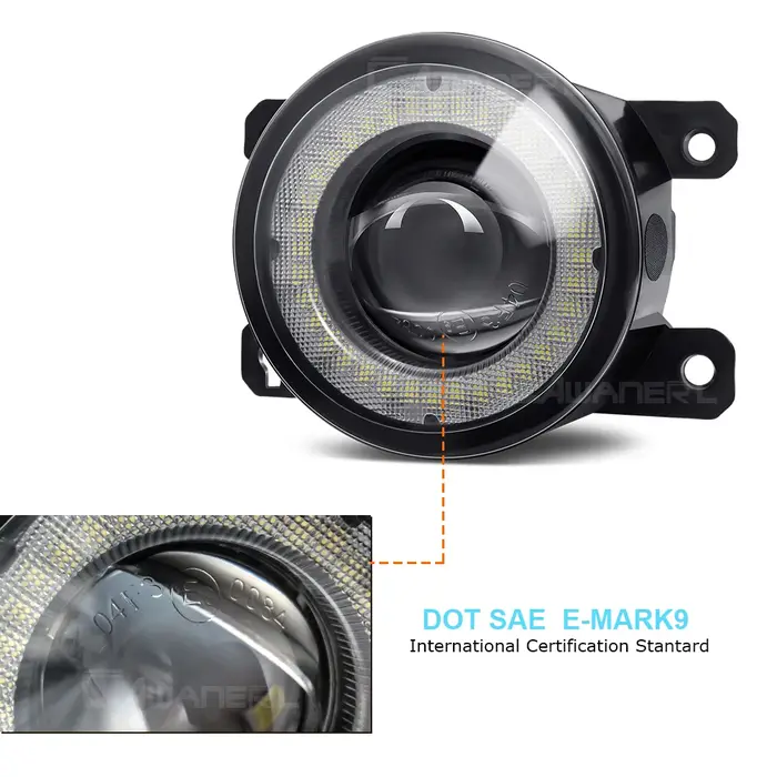 Ensemble de phares antibrouillard LED pour voiture, 2 pièces, feux diurnes DRL 30W H11 12V pour Mits