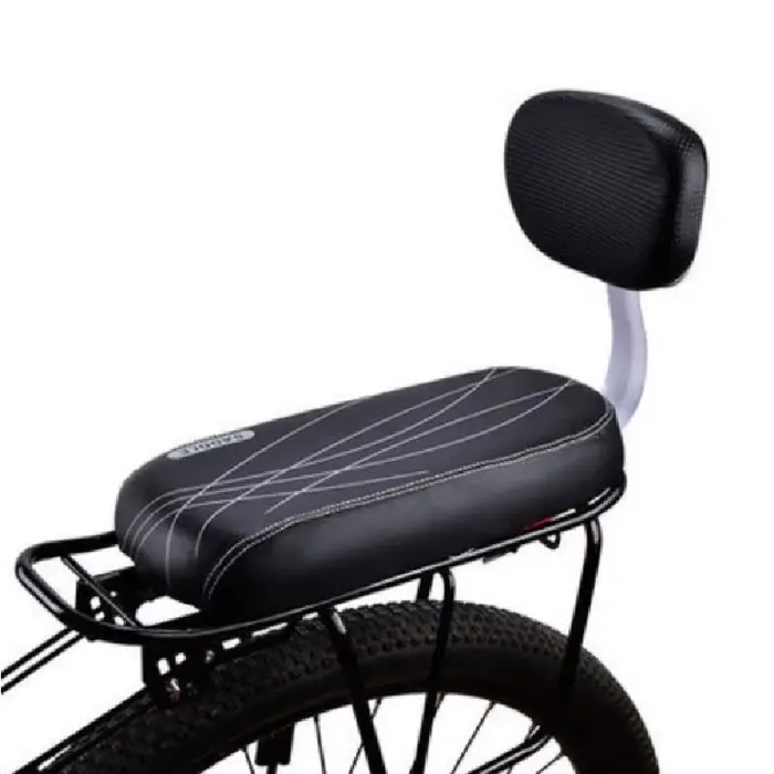 Selle de vélo enfant avec dossier en cuir PU pour vélos VTT et autres types de vélos pour enfants confortables et sécuritaires occasions spéciales famille