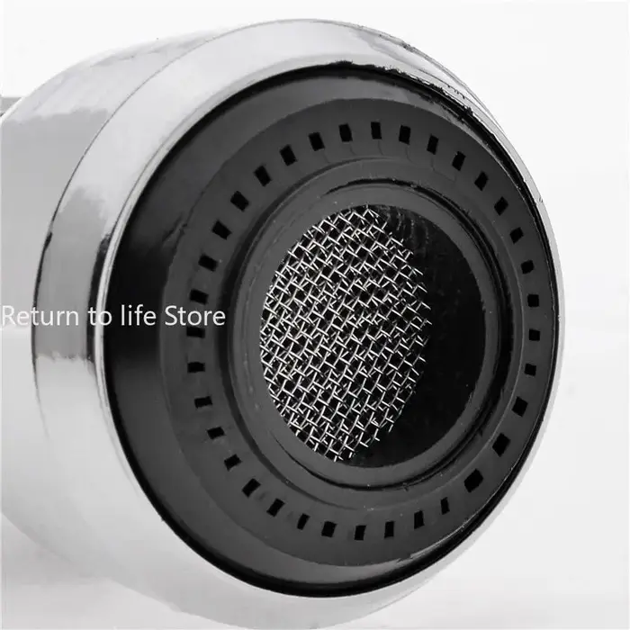 Robinet de cuisine en acier inoxydable, économie d'eau, buse haute pression, adaptateur de robinet, 