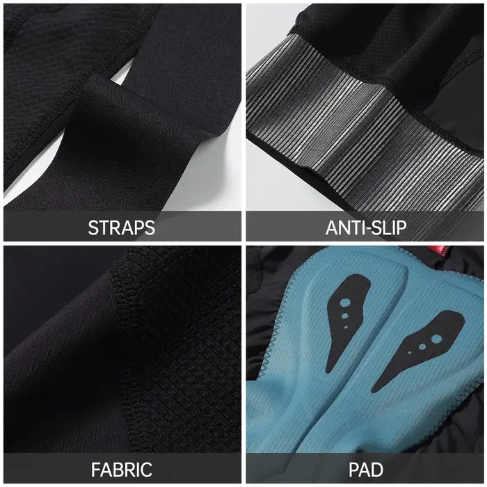 Ensemble de veste et de short de cyclisme pour homme ZRSE, respirant, à séchage rapide, coupe ajusté