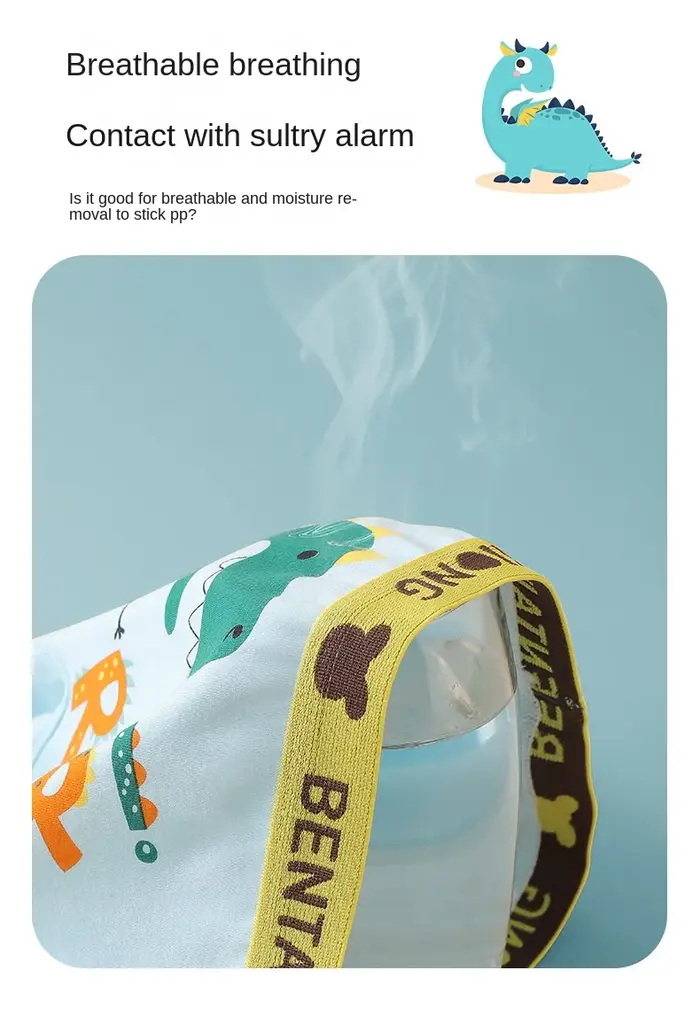 Boxer en Coton Imprimé Dinosaure pour Garçon, Sous-Vêtement Doux pour Enfant et Adolescent de 1 à 14