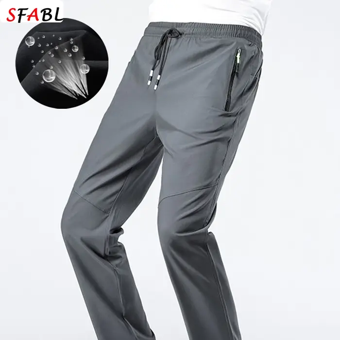 5XL haute Stretch Sport de plein air randonnée pantalon hommes poches à glissière pantalon hommes ét