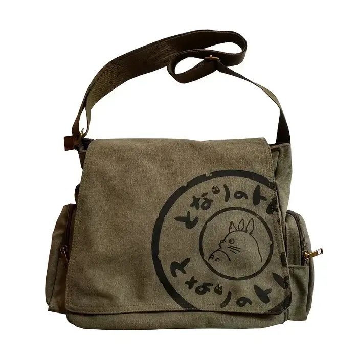 Sac à bandoulière en toile pour femmes, sac à bandoulière de grande capacité, fourre-tout messager d