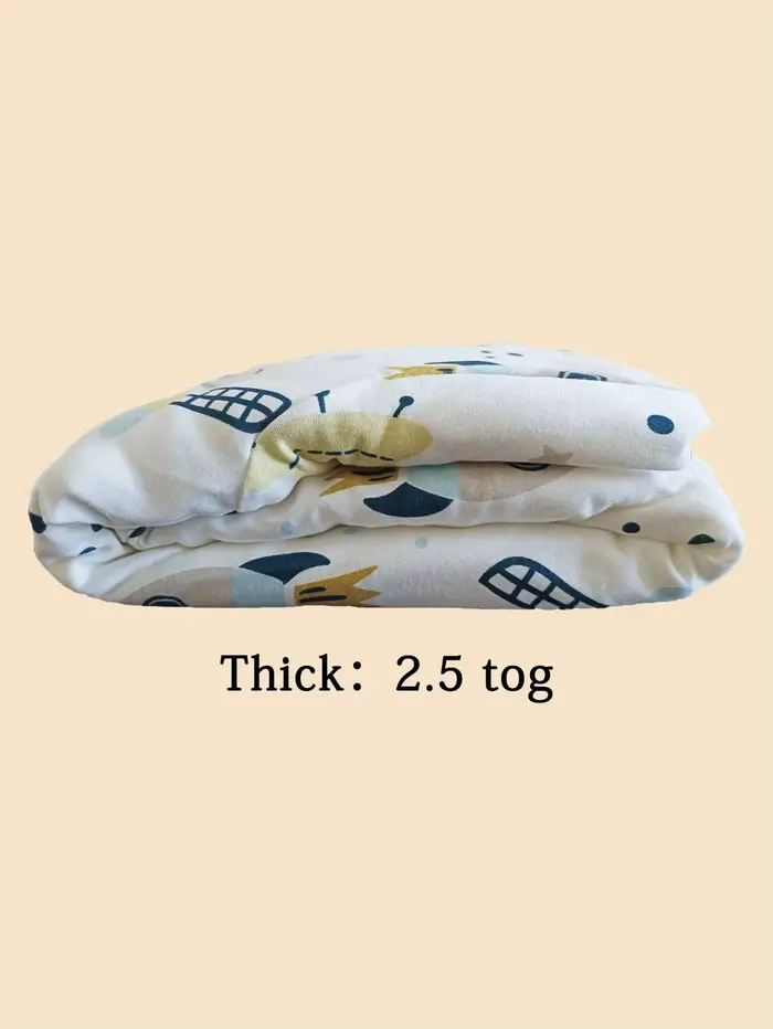 Sac de couchage mince 2.5 Tog pur coton - Couette anti-coup de pied printemps automne 0-3 ans