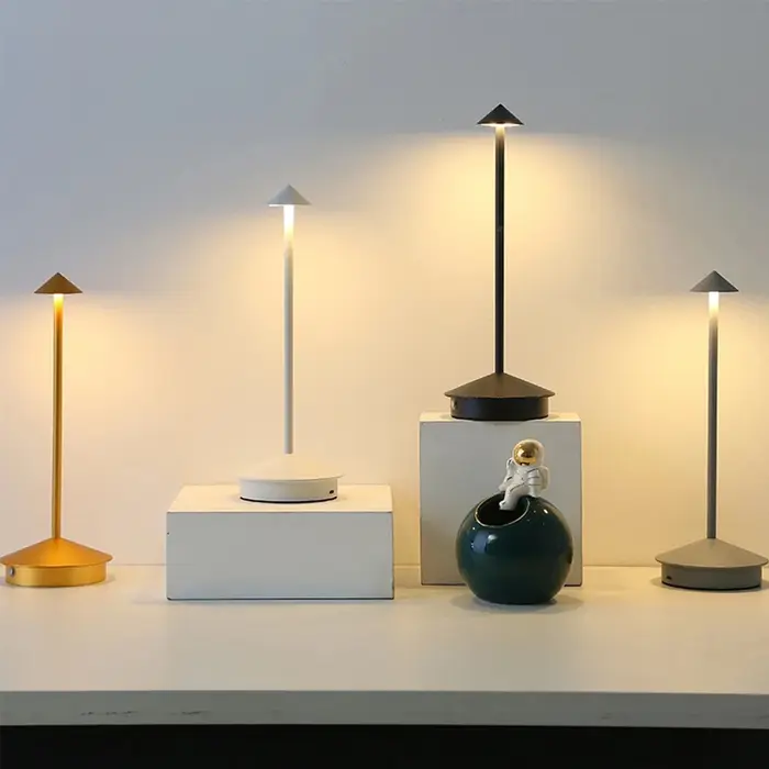 Lampe LED tactile aste de type C, lampe de table créative, adaptée à la salle à manger, à l'hôtel, a