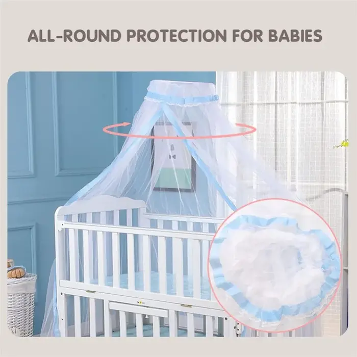 Moustiquaire d'été bébé moustiquaire lit berceau lit suspendu rideau lit pliable tente lit bébé protection insectes chambre bébé occasion spéciale été voyage