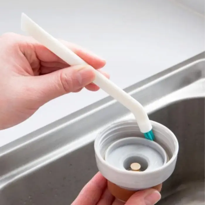 Brosse de nettoyage étroite à long manche, portable, pour biberon, outil de cuisine domestique, peti