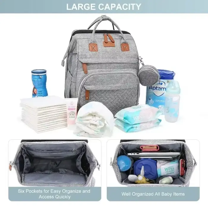 Sacs Proxy pour Couches pour Bébé, Station Portable, Lit de Voyage, Couffin Pliable, Ombre CPull, Co