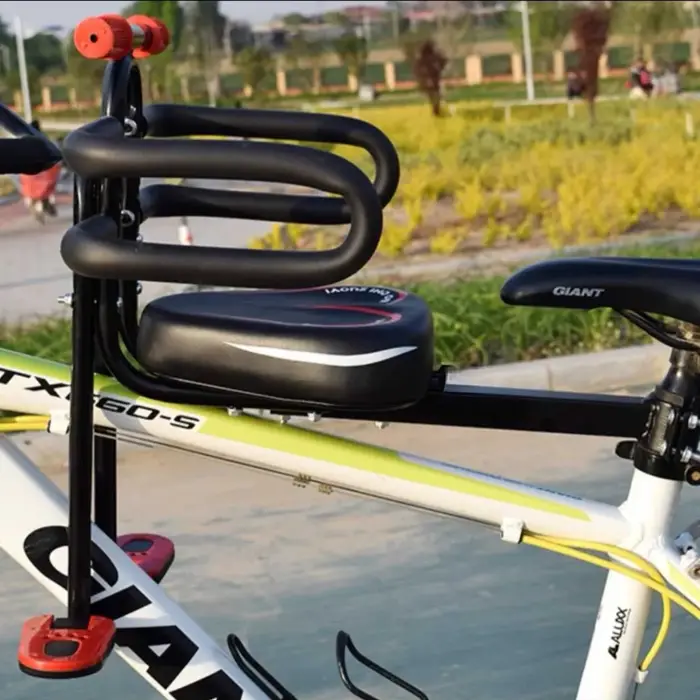 Siège enfant pour vélo de montagne et voiture sécurisé et confortable pour bébé voyage randonnées urbaines et véhicules électriques