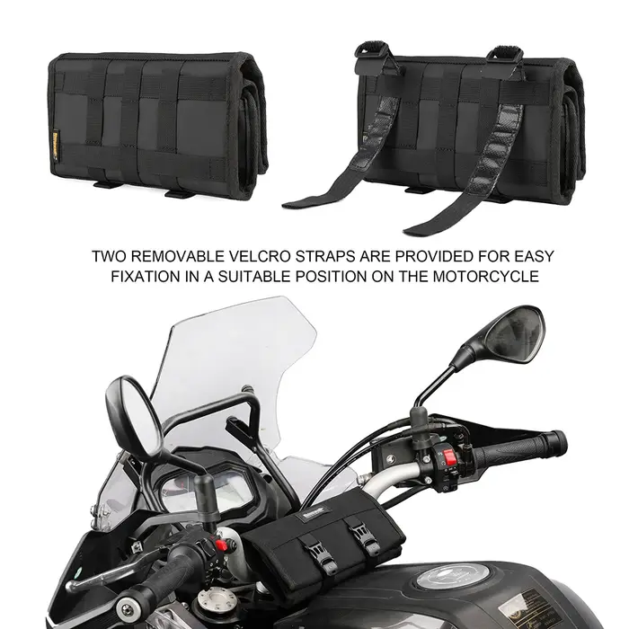 Rhinowalk – sac à outils pour moto, boîte à outils en rouleau, sac de selle, Kit de réparation Porta