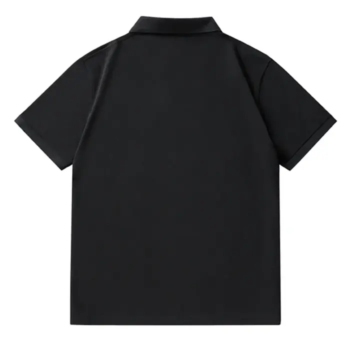 Hommes grande taille Polo surdimensionné 6XL 7XL été à manches courtes t-shirts noir ample homme che