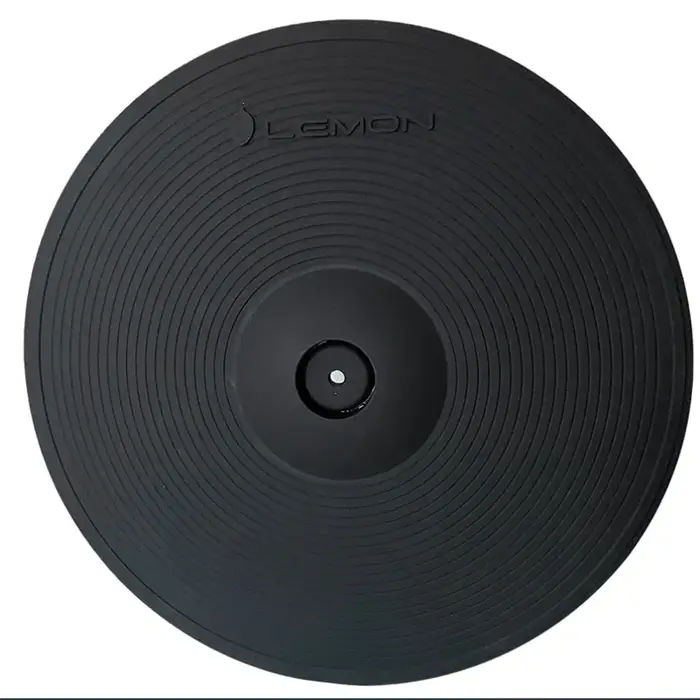 Cymbale à tambour citron 15 "2 zones 3 zones cymbale crash avec starter entièrement couvert pour kit