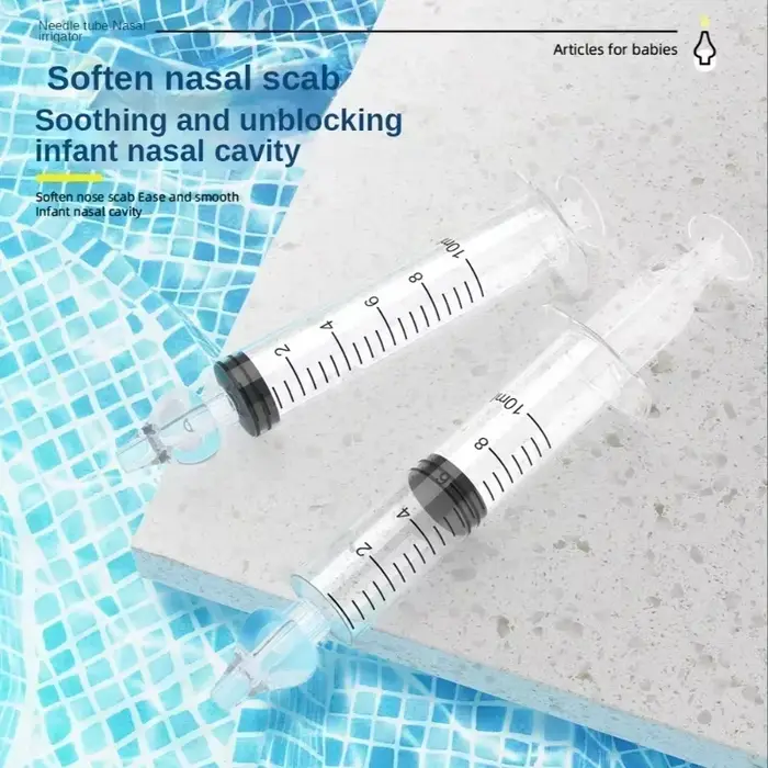 Seringue d'aspirateur Nasal pour bébé, 10ML, nettoyeur de nez pour bébé, rinite, lave-nez, irrigateu