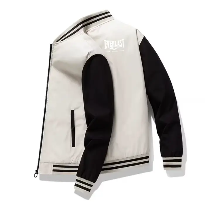 Veste décontractée pour homme avec imprimé, couleurs tendance printemps-automne, style baseball, nou