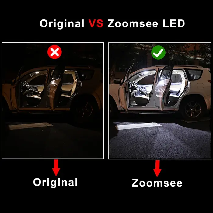 Zoomsee-Kit d'éclairage LED intérieur pour Toyota Verso, ampoule de véhicule Canbus, lecture de coff