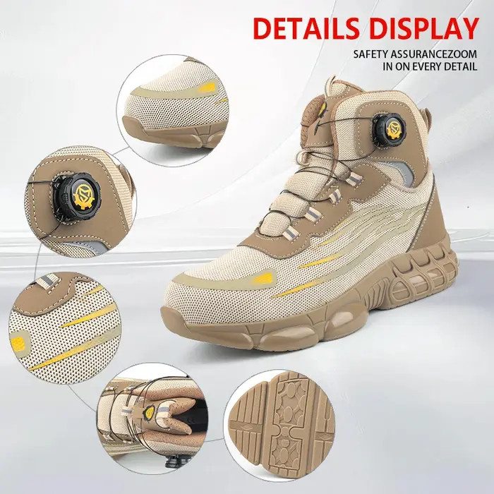 Chaussures de sport décontractées basses, anti-écrasement, anti-perforation, chaussures de travail p