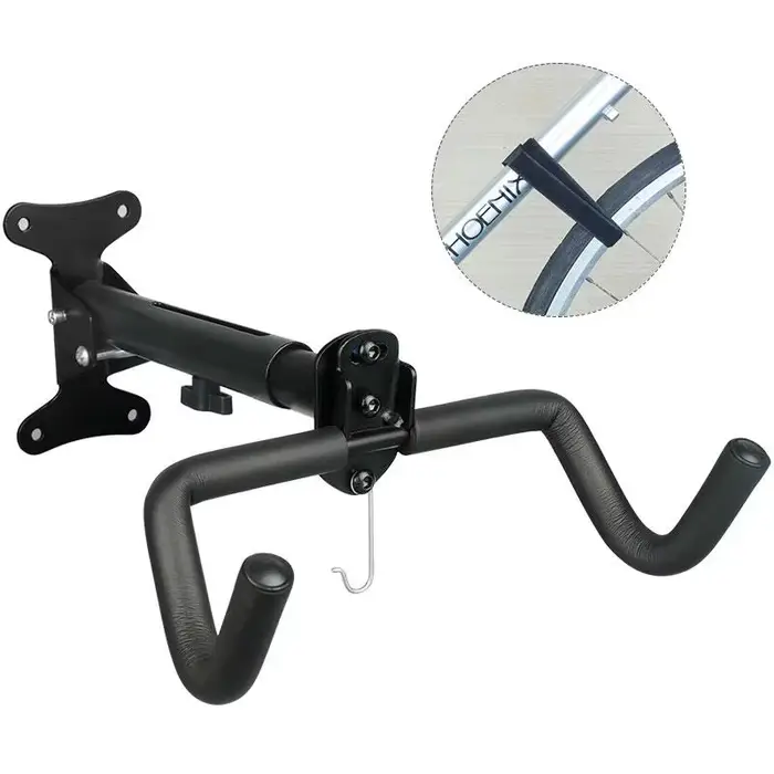 Support mural pliable et réglable pour vélo de route et VTT, accessoires de cyclisme, gain de place, T1