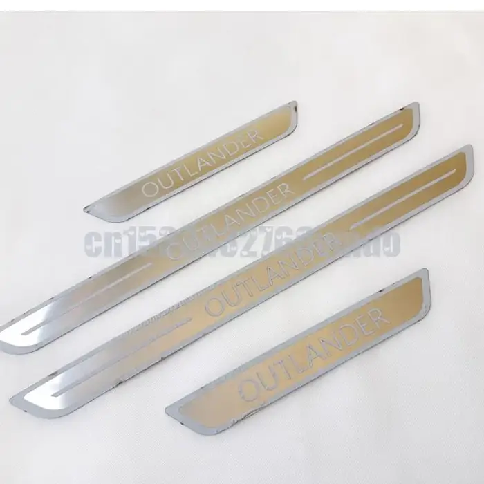 Plaque de seuil en acier inoxydable pour Outlander, seuil de porte, pédale de bienvenue, style de vo
