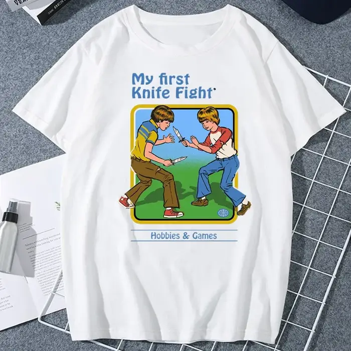 Classique Vintage années 90 t-shirt femmes hommes Grim Evil série hauts nostalgie effrayant Alien su
