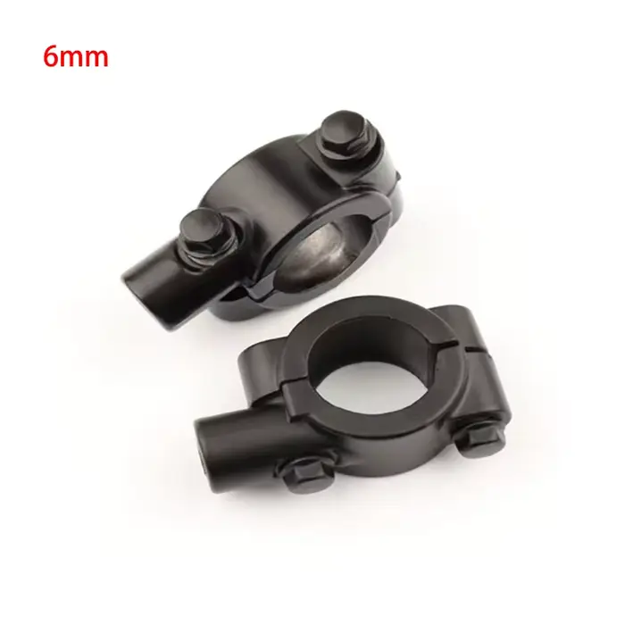 2 pièces 22mm guidon 10mm 8mm 6mm filetage moto miroir montage pince rétroviseur support adaptateur 