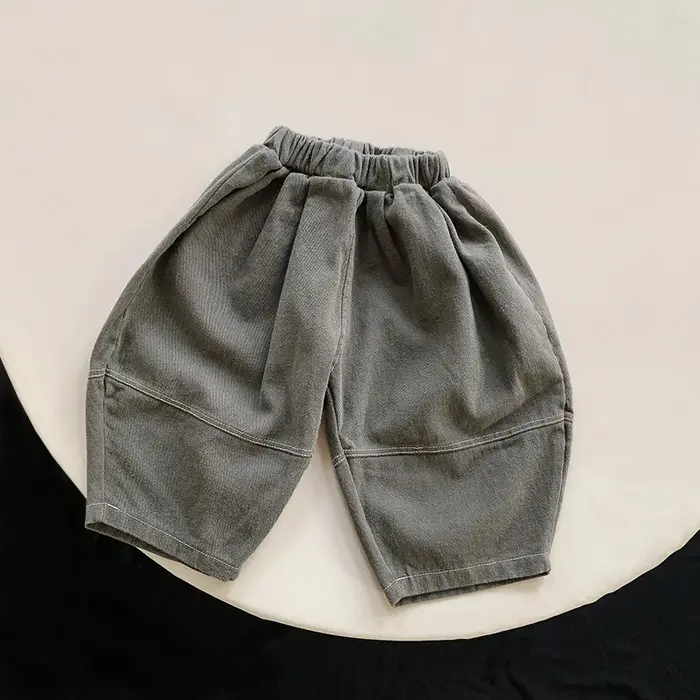 Pantalon sarouel jambes larges enfants printemps confortable style moderne pour filles et garçons occasions spéciales