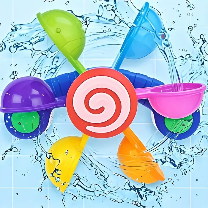 Jouets de bain de moulin à vent rotatif amusants, cadeaux de bain sensoriels pour enfants, cadeaux d