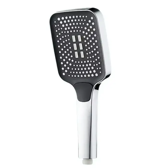 Pommeau de douche à effet pluie réglable, 3 modes, pommeau de douche à grand débit, haute pression, 
