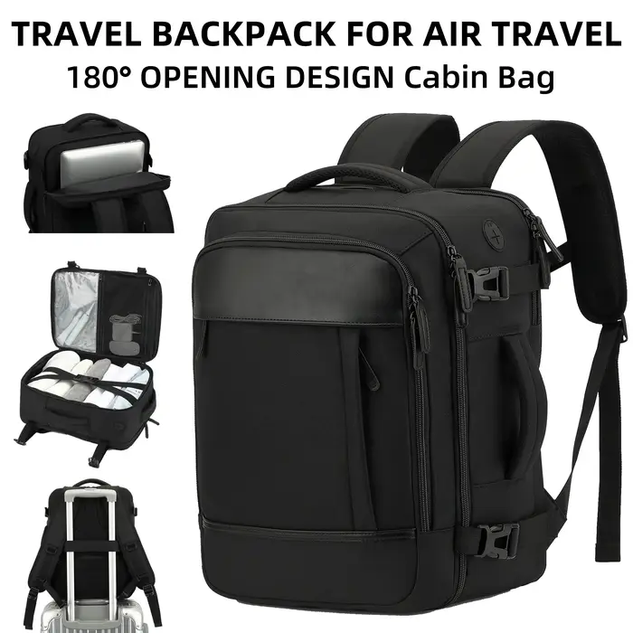 Ryanair 40x30x20 sac de cabine à bagages, 40x30x20 sac hommes femmes 15.6 pouces pochette d'ordinate