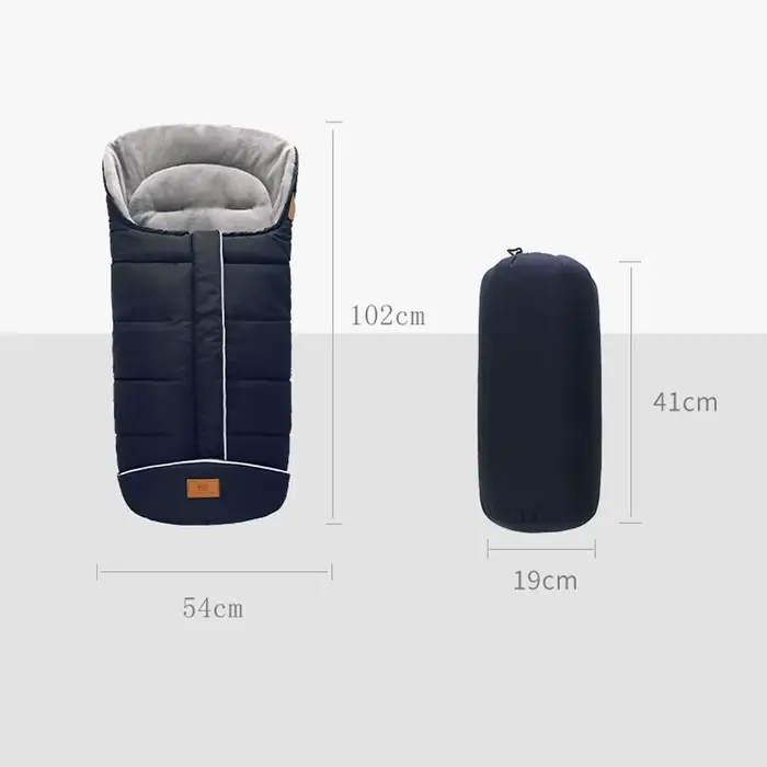 Enveloppe de nouveau-né pour poussette d'hiver, sacs de couchage pour bébé, repose-pieds pour enfant