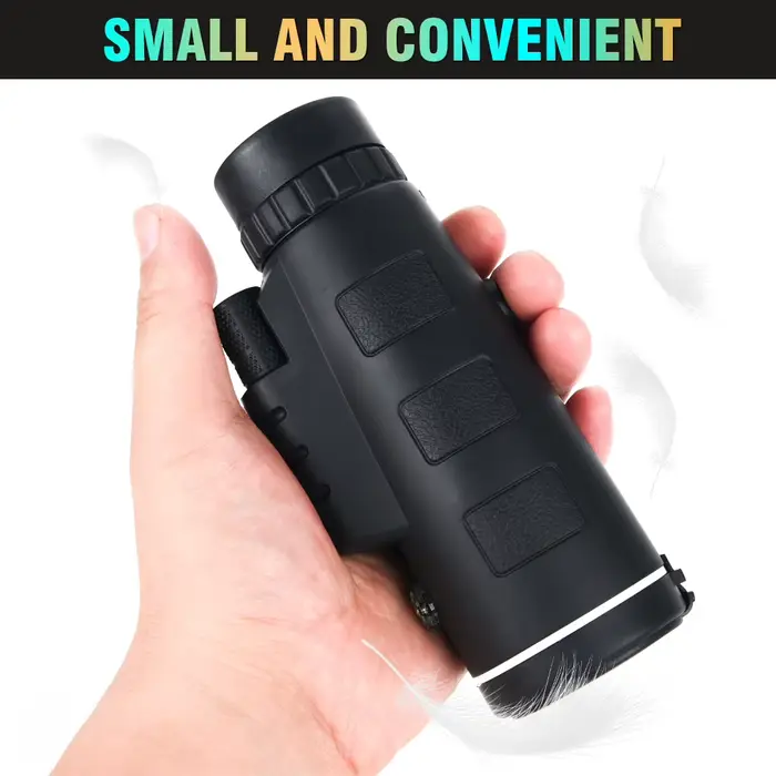 Télescope monoculaire 80x100 HD, n'aime injuste, pour l'extérieur, portable, longue portée, étanche,
