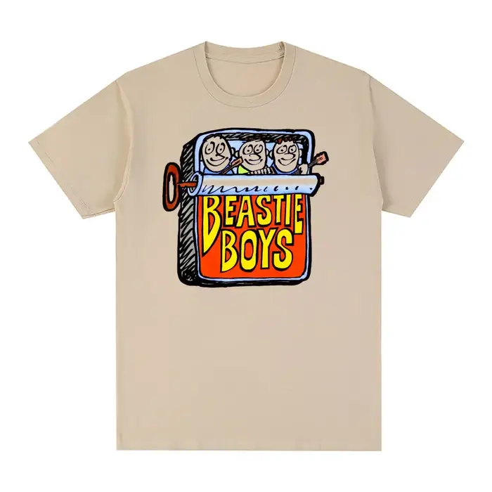 Beastie-T-shirt en coton pour homme et femme, hip hop, vintage, musique